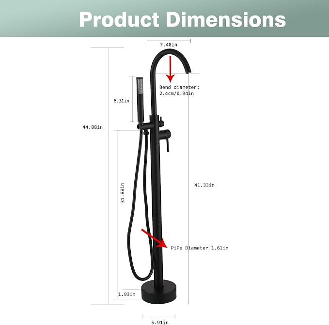 Freestanding Bathtub Faucet - Image 8