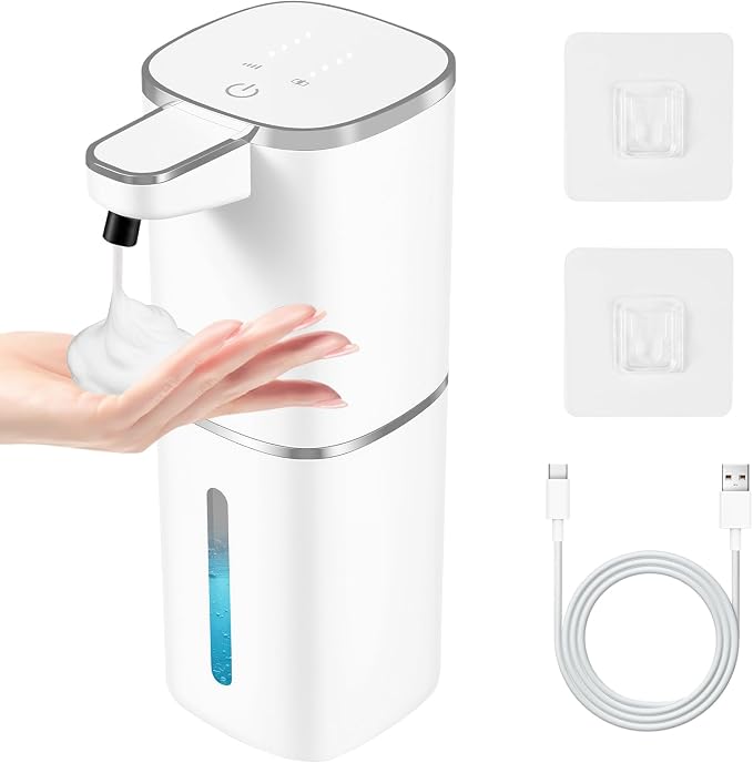 Automatic Foaming Soap Dispenser, Touchless Soap Dispenser, 13.5oz/400ml by VZZNN