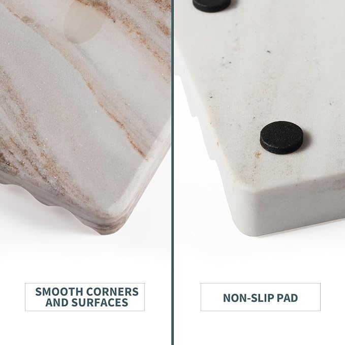 Marble Soap Holder, Soap Dish for Shower, Soap Saver - Image 4
