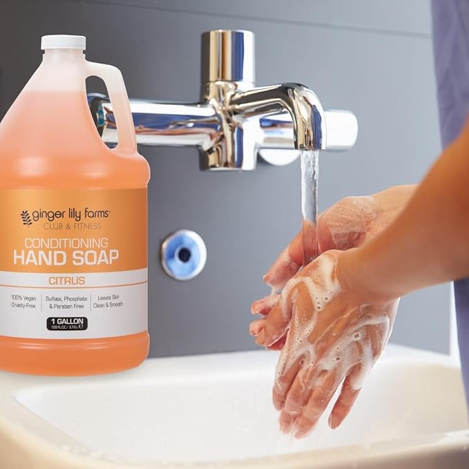 Ginger Lily Farms Club & Fitness Conditioning Liquid Hand Soap Refill, 100% - Image 5