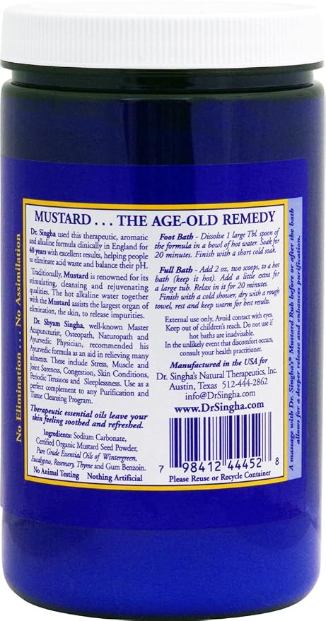 Dr. Singha’s Mustard Bath – Therapeutic Bath Salts - Image 5