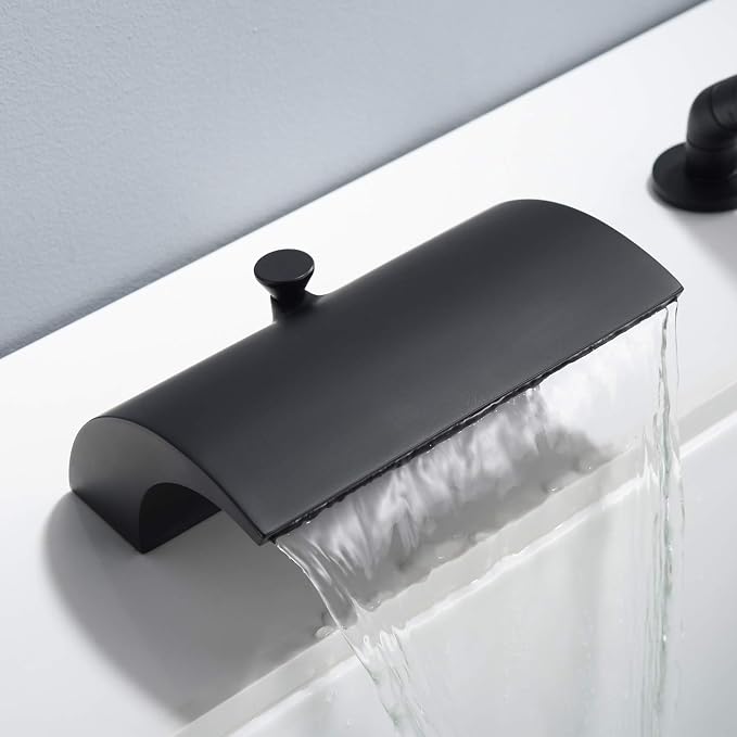 sumerain Black Roman Tub Faucet - Image 4