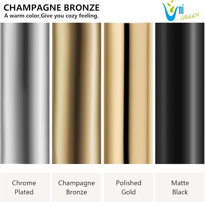 Uni-Green Champagne Bronze Shower Drain 4-1/4 Inch - Image 8