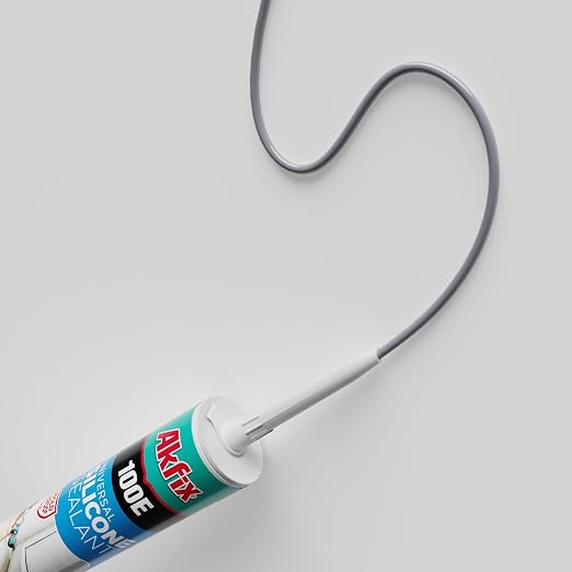 Akfix 100E RTV Gray Silicone Caulk - Image 2