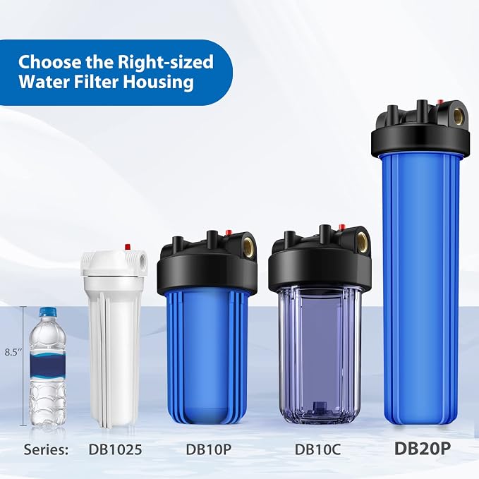 SimPure Whole House Water Filter Housing, Pre-Filtration System - Image 7