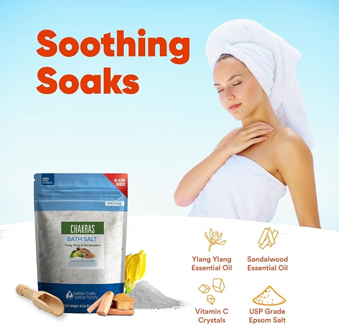 Chakras Bath Salt 128 Ounces Epsom Salt - Image 8