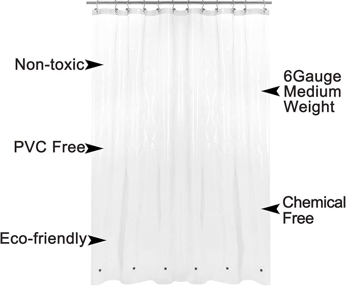 Barossa Design Short Shower Curtain or Liner - Image 2