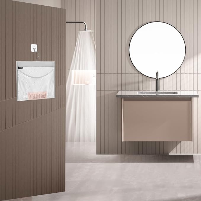 Mesh Shower Organizer Hanging Caddy Quick Dry Bathroom Storage - Image 5