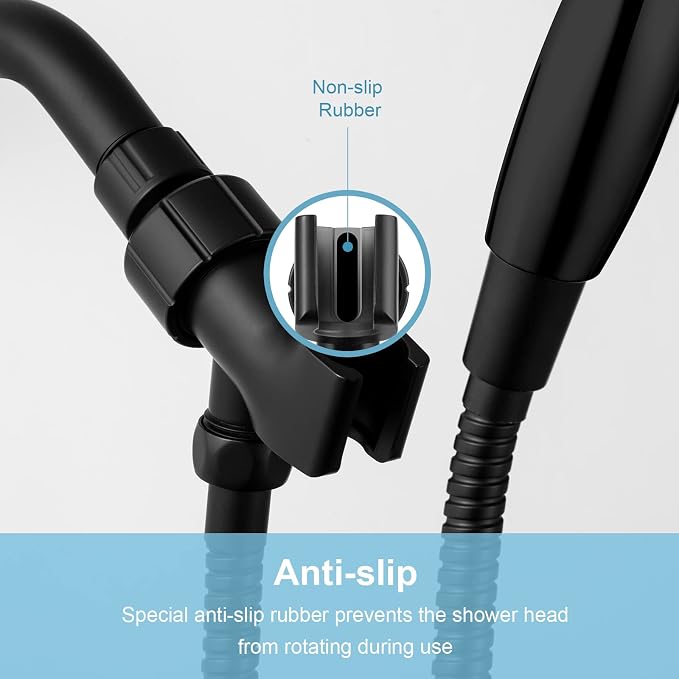 OFFO Shower Head Holder for Handheld Shower Head, Adjustable Shower Arm Mount - Image 5