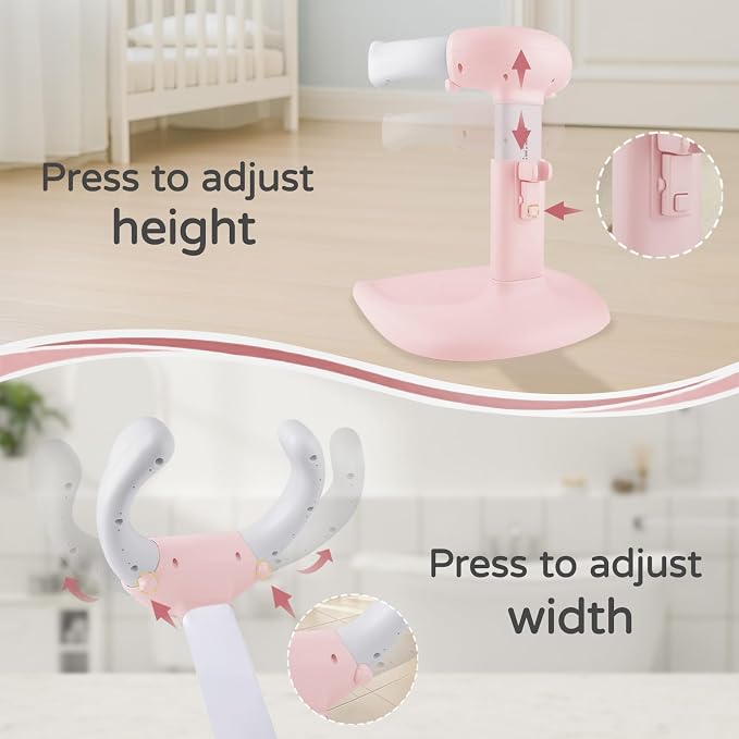 Baby Shower Stand – Adjustable Toddler Bath Stand & Standing Baby Bathtub - Image 6