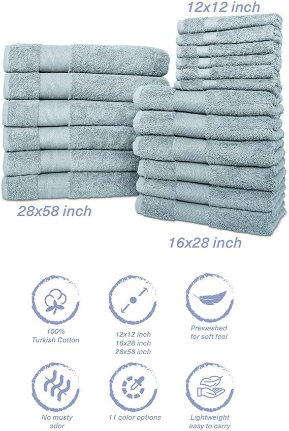 Hencely 18-Piece Bath Towel Set - Image 5