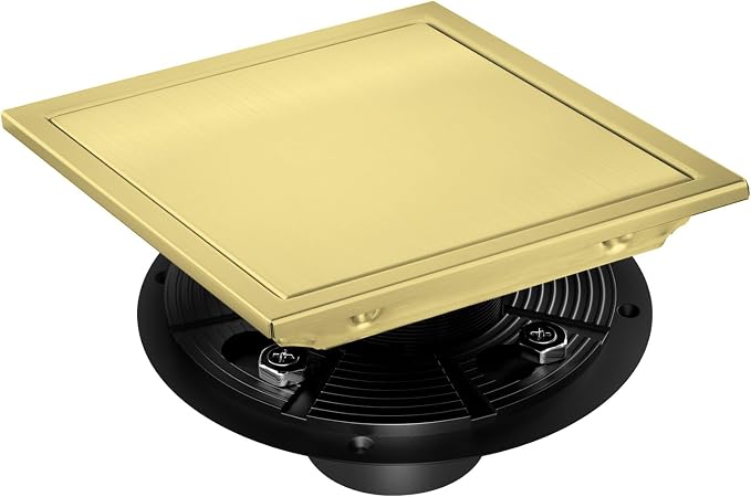 morefine Gold Shower Floor Drain 6 inch by Unknown