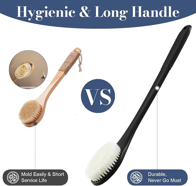Back Scrubber for Shower, Shower Body Brush for Cleaning - Image 6