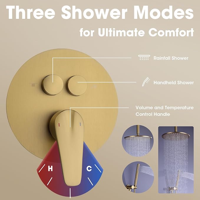 TRUSTMI 12 Inch Shower System - Image 6
