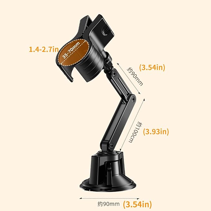 Adjustable Shower Head Holder, Strong Suction Cup Handheld Shower Wand Holder - Image 9