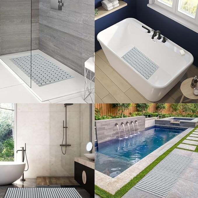 Bath Mat Non Slip Shower Mat Bathtub - Image 5