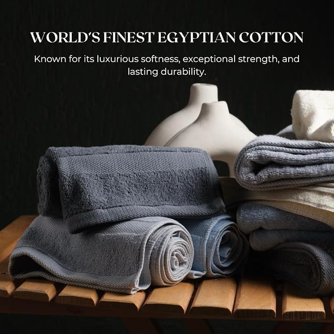 Egyptian Cotton Towel Set - Image 5