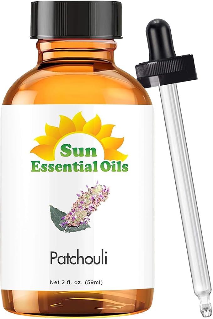 Sun Essential Oils Patchouli Essential Oil, 2oz – Aromatherapy Oil by SunEssentialOils