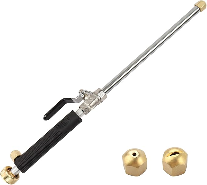 High Pressure Power Washer wand, Hydro Jet Water Hose Nozzle, Watering Sprayer by YunGuoGuo