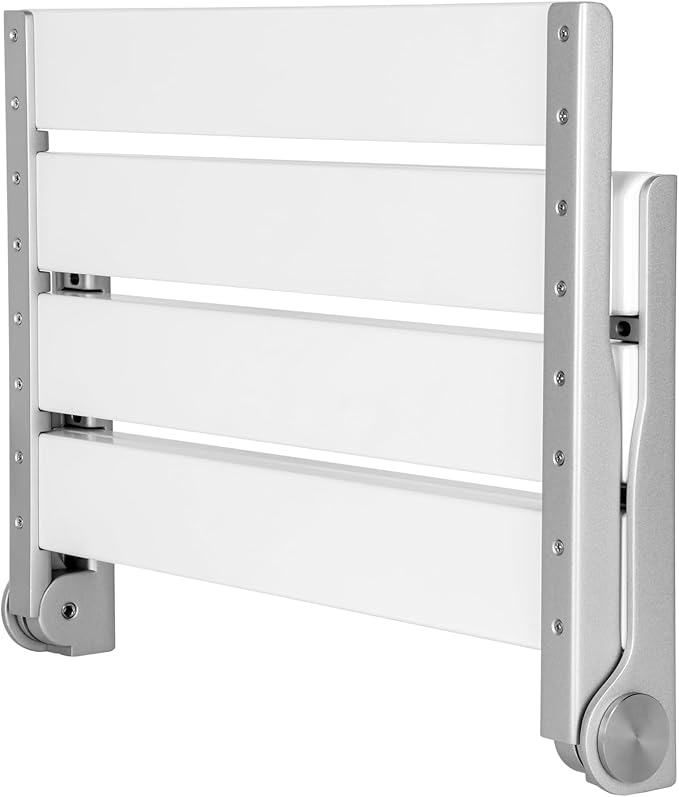 18" Wall Mounted Shower Seat, Shower Bench Wall Mount - Image 4