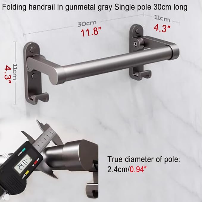 Shower Grab Bar, Folding Grab Bar - Image 5