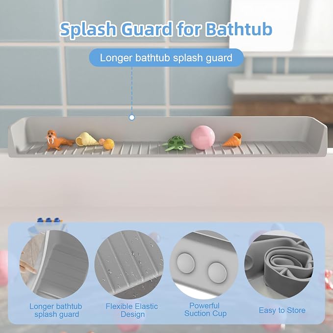 Bathtub Splash Guard for Kids - Image 3