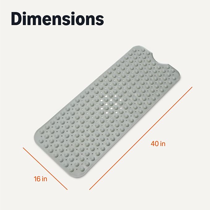 Amazon Basics Non-Slip Bath Mat - Image 5