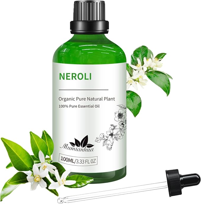 Mumianhua Neroli Essential Oil 100% Pure- Therapeutic Grade Orange Blossom Oil by Mumianhua