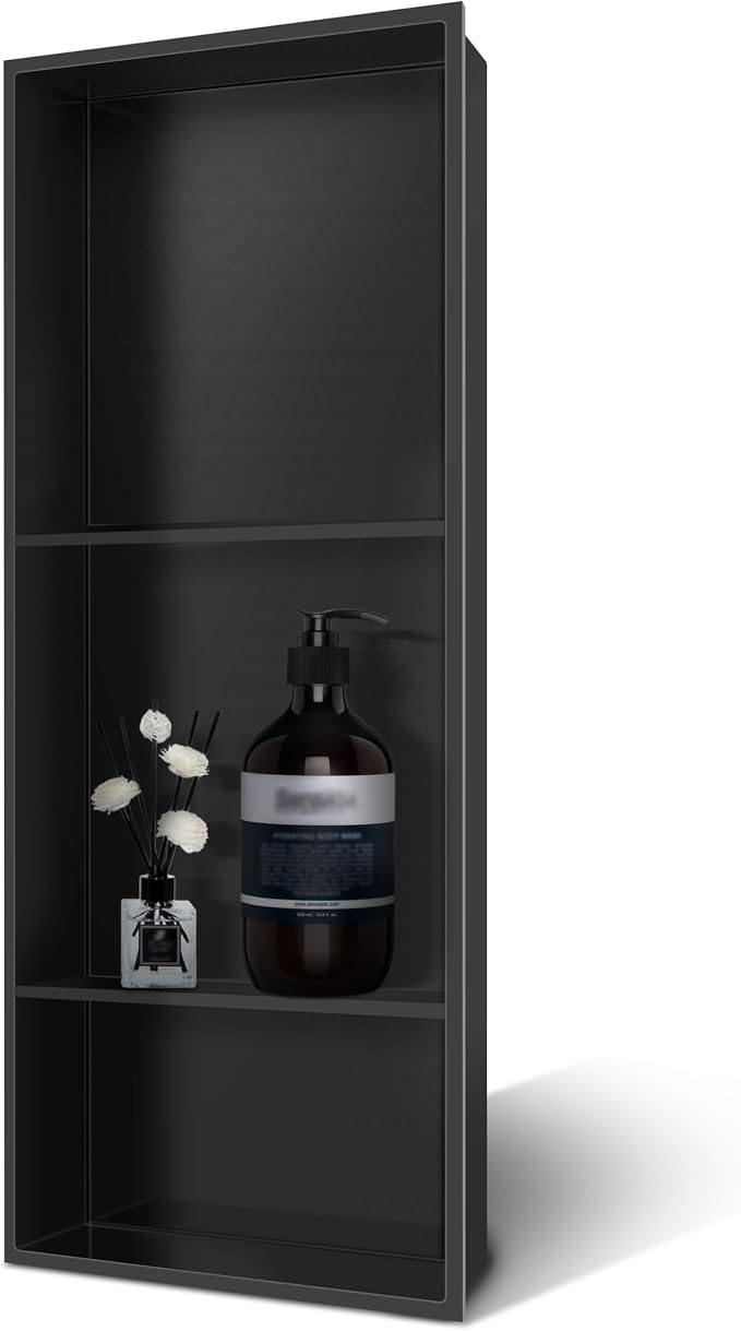 30" X 12" Stainless Steel Shower Niche Insert Tile Ready, Niche - Image 7