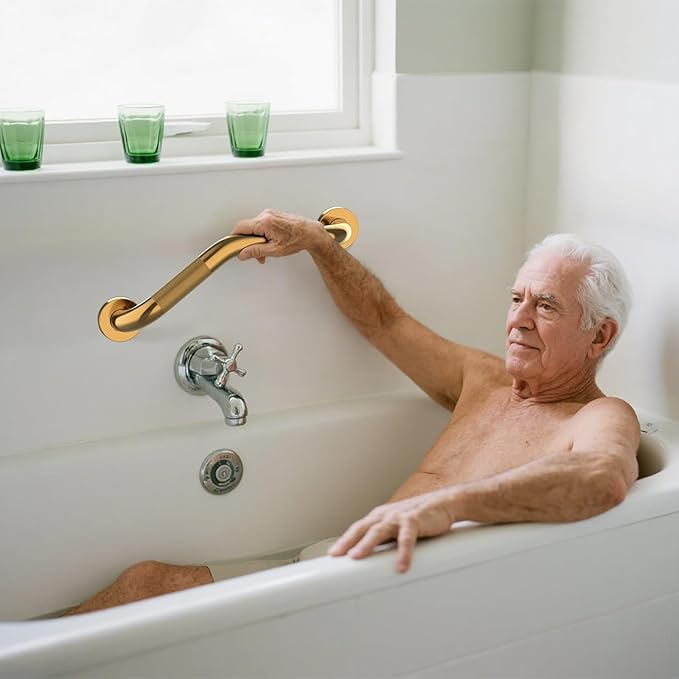 2 Pack 16 Inch Munzong Shower Grab Bars - Image 6