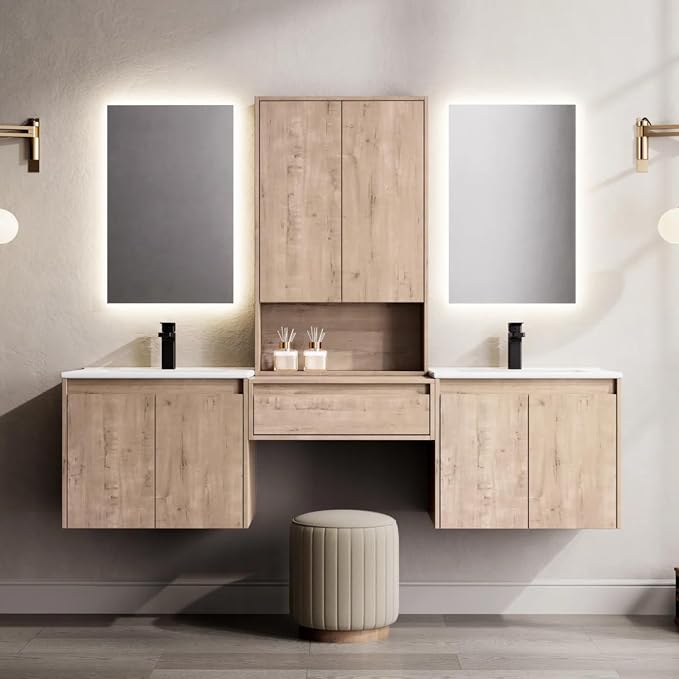 MORVANO 72" Bathroom Vanities Cabinet by MORVANO