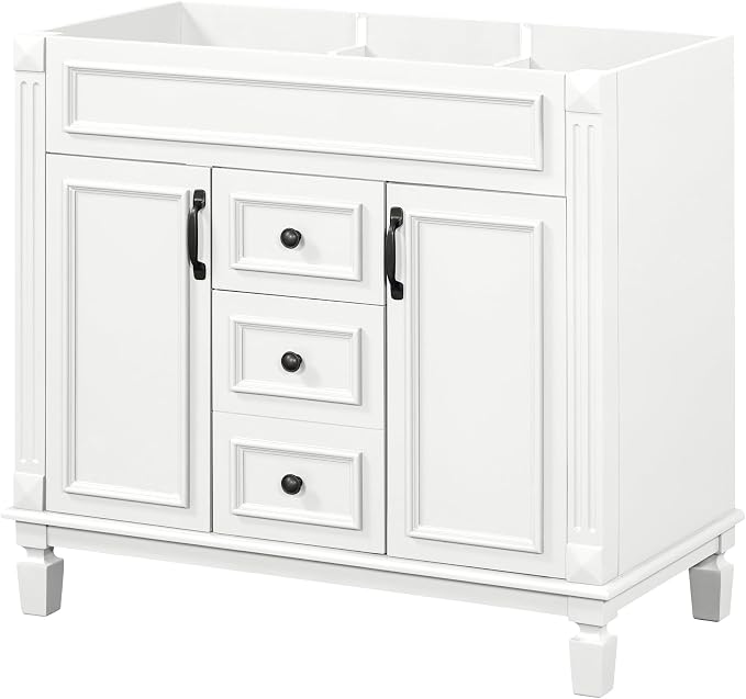 Favfurish 36" Bathroom Vanity Without Top Sink, Modern Freestanding Bath - Image 3