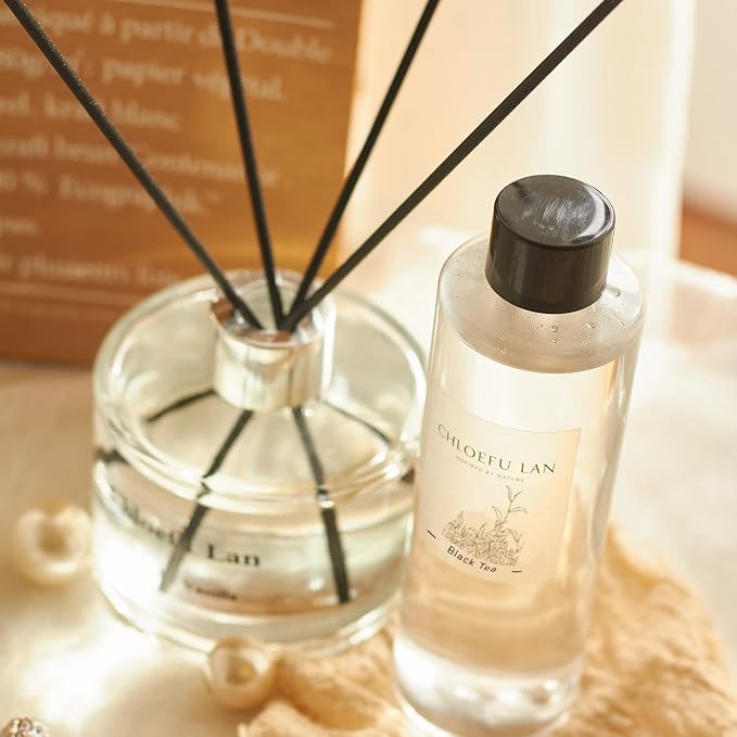 Chloefu LAN Hotel Scented Oil Diffuser Refill 200ml/6.76 fl oz Natural - Image 4