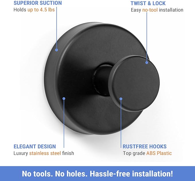 Suction Cup Hooks for Shower - Image 3