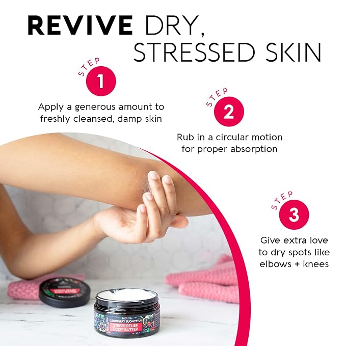 Nature's Beauty Elderberry Eucalyptus Stress Relief Body Butter Multi-Pack - Image 3