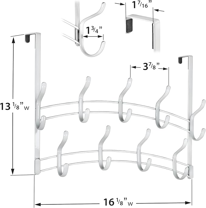 LYNK Professional® Home™ Over Door Hooks Rack - Image 6
