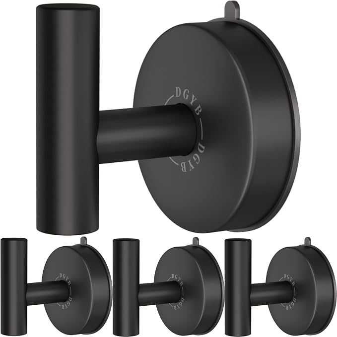 DGYB Large Suction Cup Hooks for Shower Set of 4 by DGYB