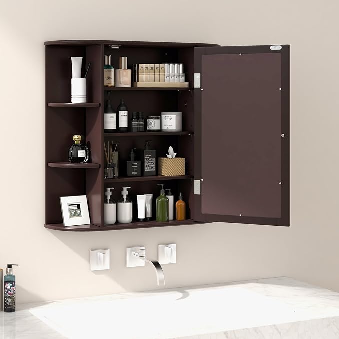 RELAX4LIFE Bathroom Wall Cabinet - Image 8