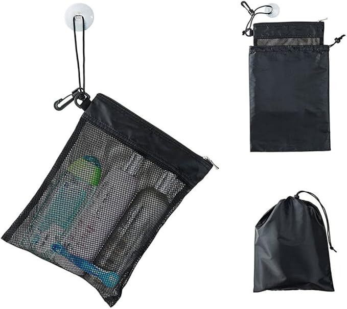 Shower Net Bag, Gym Shower Bag, Caddy Portable, - Image 2