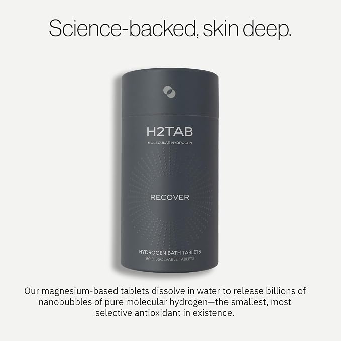 Molecular H2TAB Hydrogen Bath Tablets – 60 Count – Fragrance-Free Hydrogen Bath - Image 3