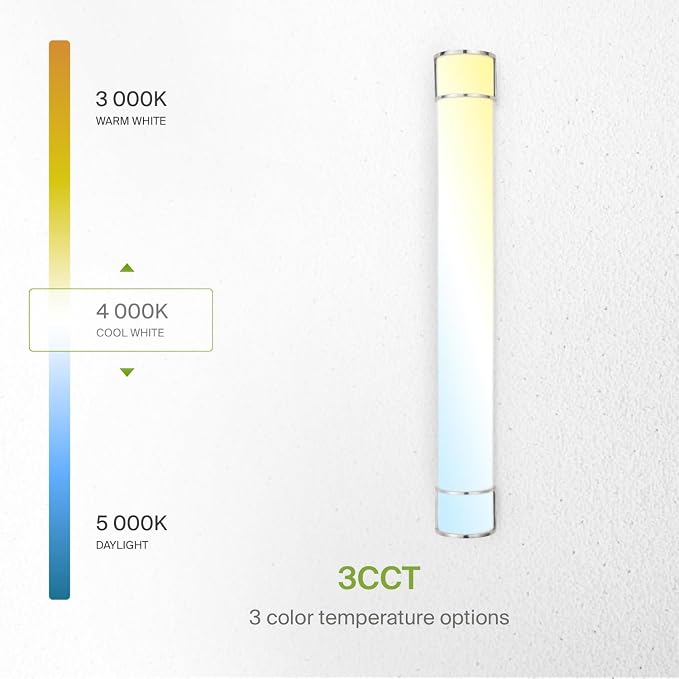ASD LED 48" Vanity Flush Mount Light Fixture, Linear Bathroom Lighting Bar | - Image 5