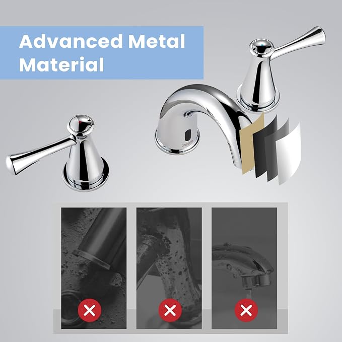 Touchless Bathroom Faucet for 3 Holes - Image 2