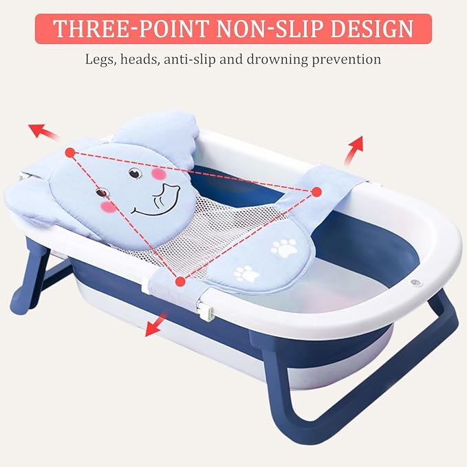 AIR&TREE Baby Bath Seat Support Net, Quick Drying, Adjustable, Comfortable - Image 9