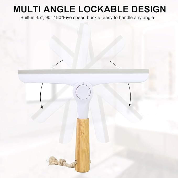 9.5" Shower Squeegee, Handheld Squeegee - Image 3
