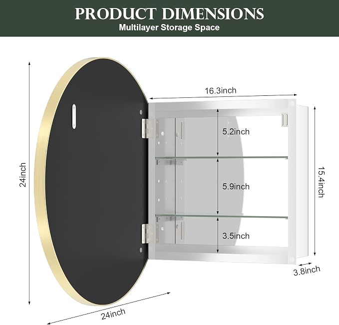 WallBeyond Bathroom Medicine Cabinet - Image 3