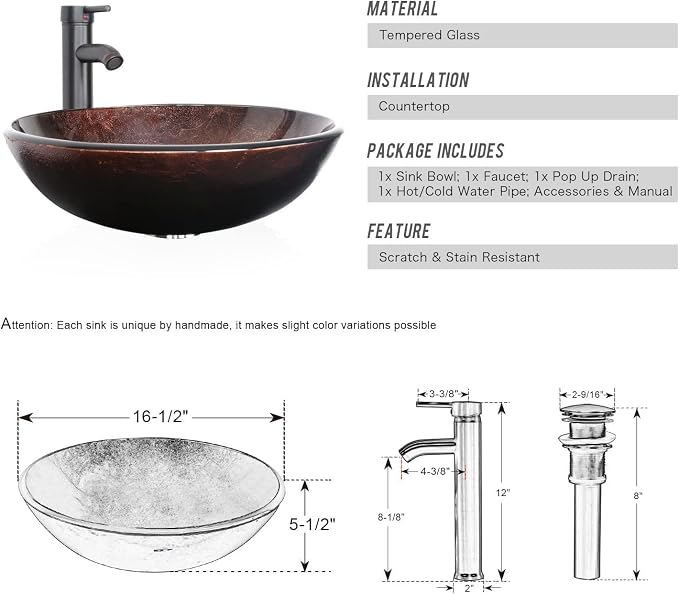 eclife 48" Modern Bathroom Vanity Sink Combo Freestanding Cabinet - Image 5