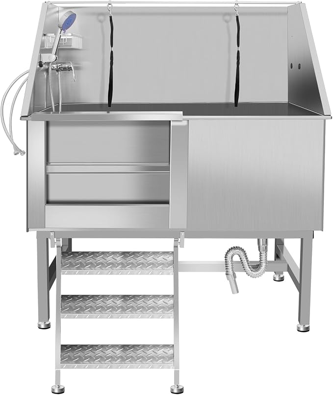 Professional Stainless Steel Dog Bathing Station - Image 8