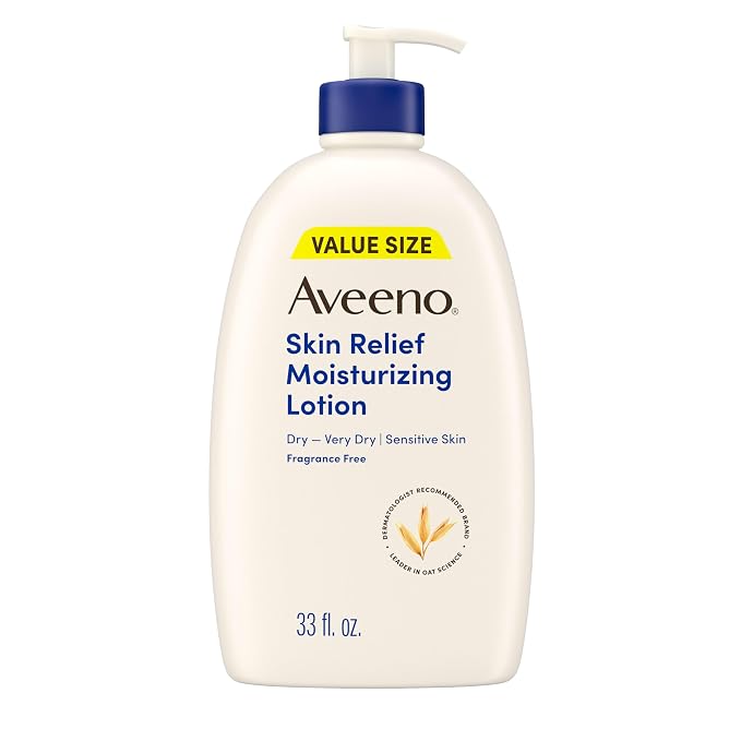 Aveeno Skin Relief Moisturizing Lotion Heals Very Dry, Sensitive Skin, by Aveeno