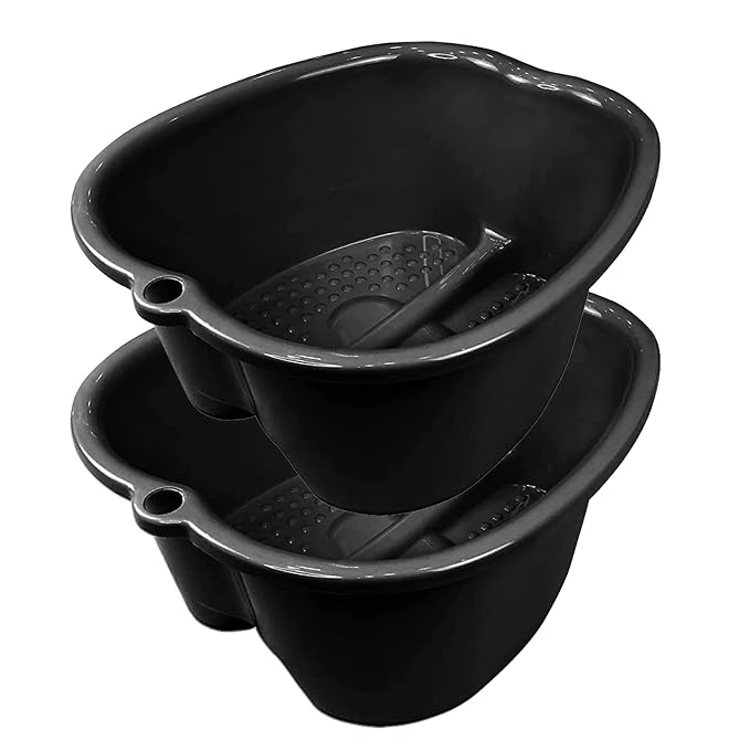 Foot Soaking Bath Basin, Large Size Feet Massager Tub, At Home Spa Pedicure by HOMELEX