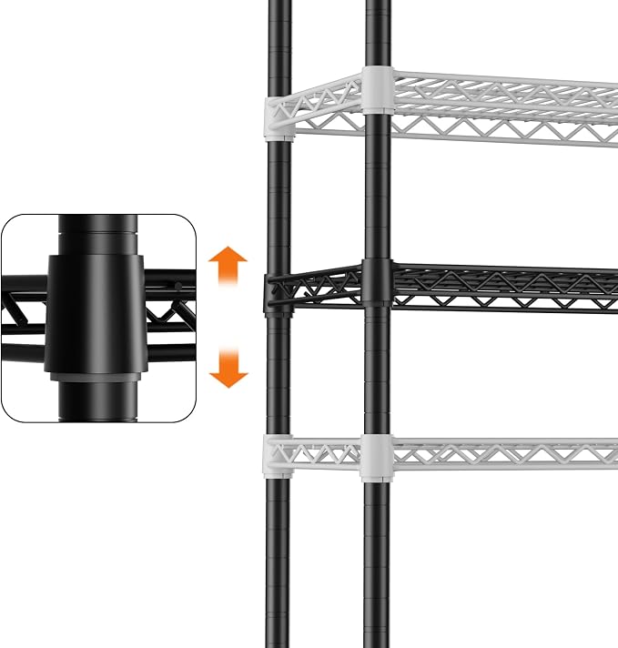 SINGAYE 4 Tier Adjustable Storage Shelf - Image 8